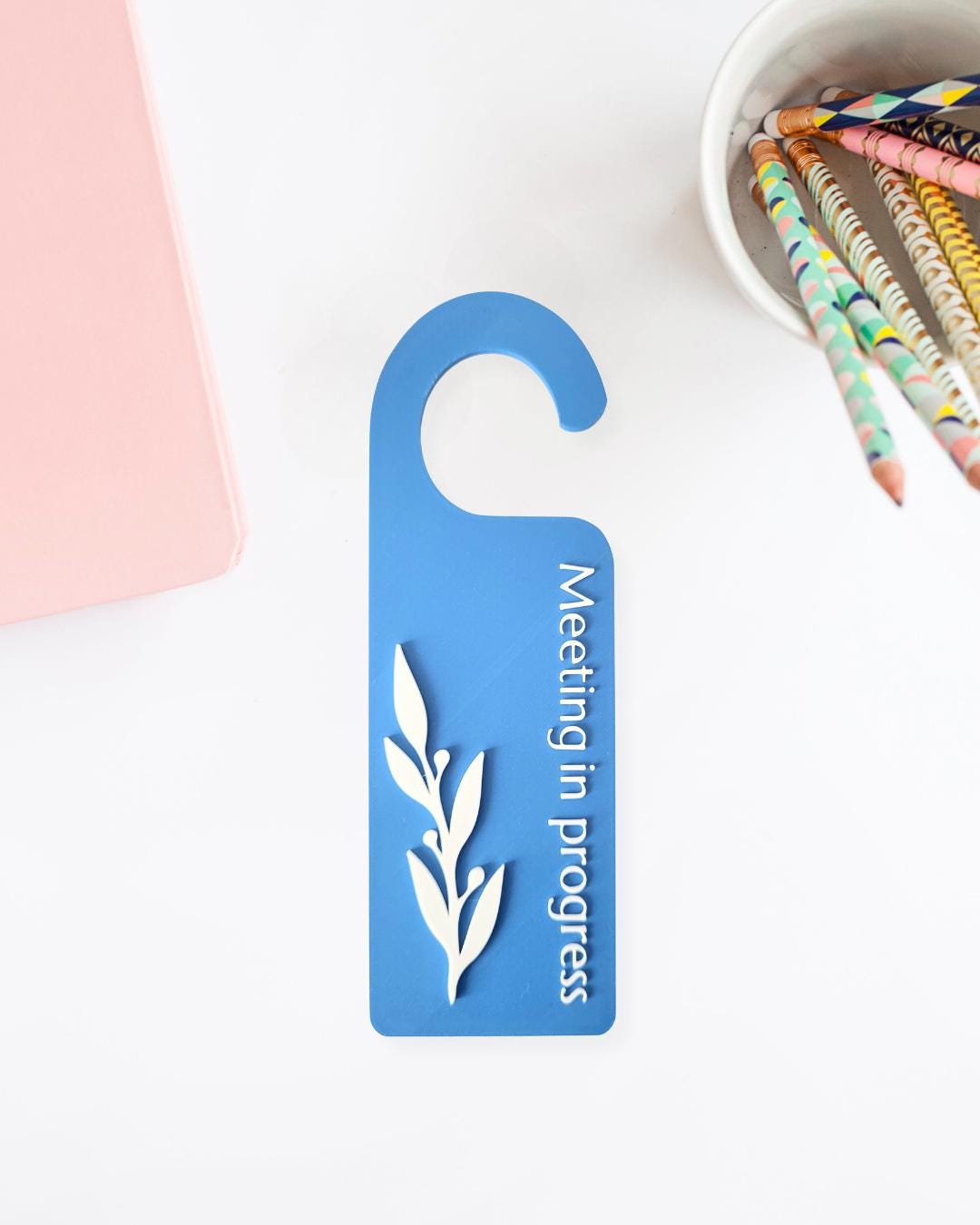 Door Handle Sign, Do Not Disturb Sign, Office Door Signs, Privacy Signage, Office & Home Workspace Sign