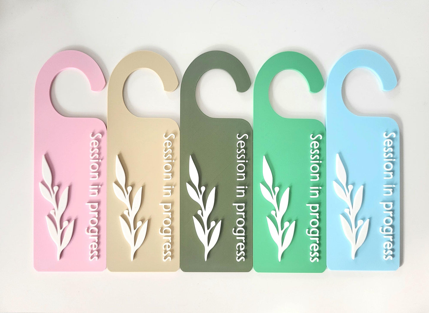 therapist door sign, salon sign, salon accessories, privacy sign, office door hanger, lash tech artist, in session sign, in session door sign, door sign, door hanger, door handle sign, do not disturb, beauty room decor, session in progress door knob sign