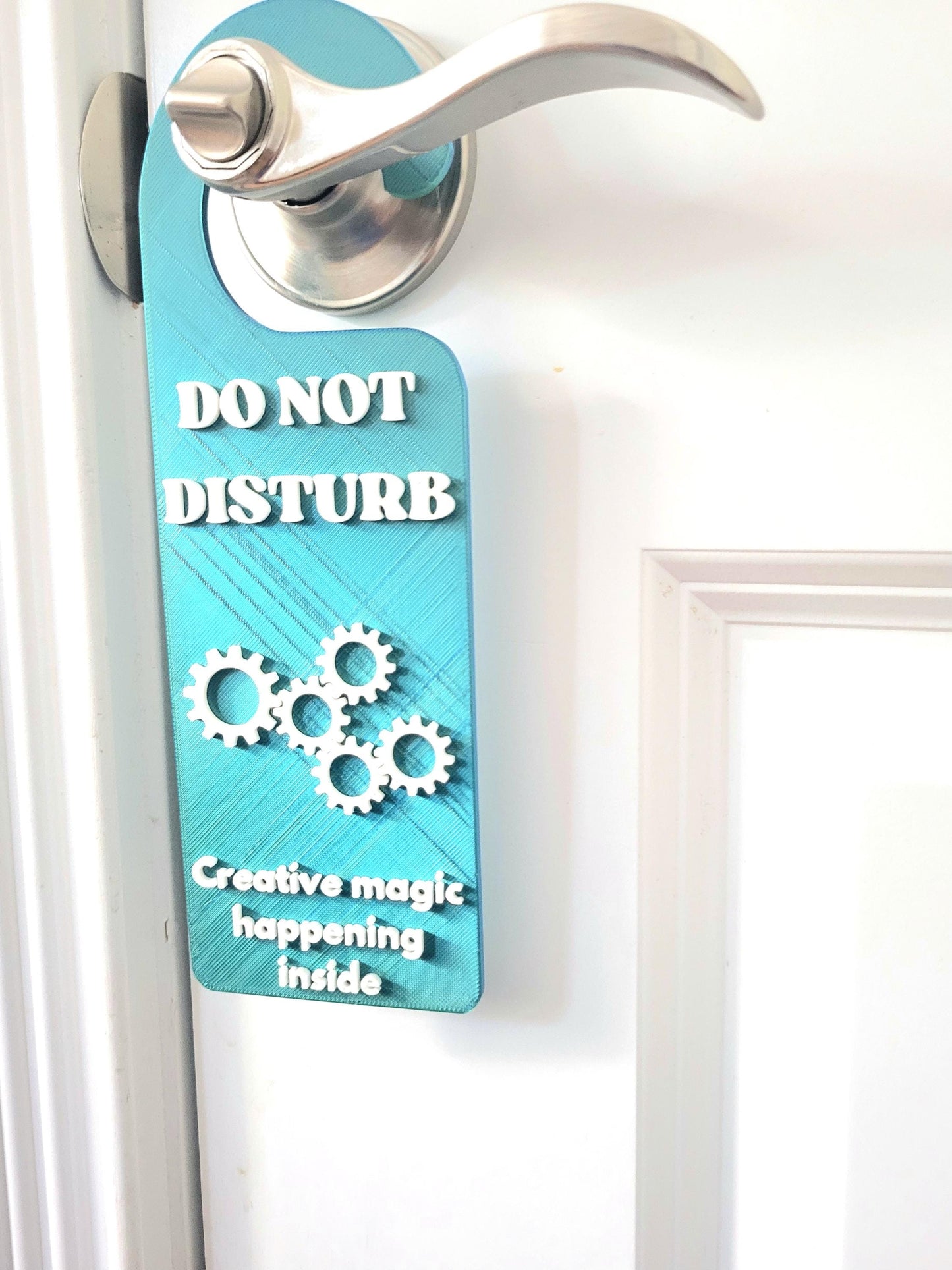 Do not Disturb, Creative magic happening inside, Gift For Creators, Engineers, Artists. Privacy Signage, Funny Door Sign
