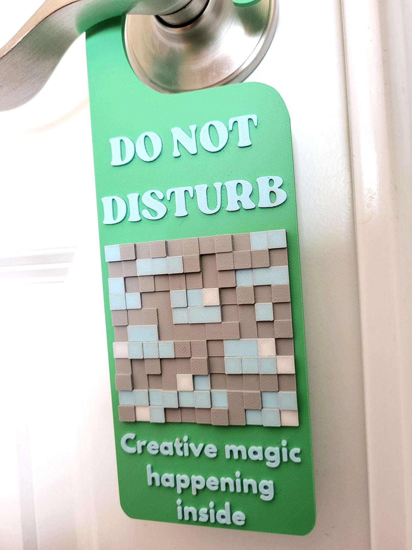 Gaming Inspired Do Not Disturb Door Hanger - Do Not Disturb Sign for Gamers, Privacy Signage, For Kids, Teenagers, Gaming Zone Sign