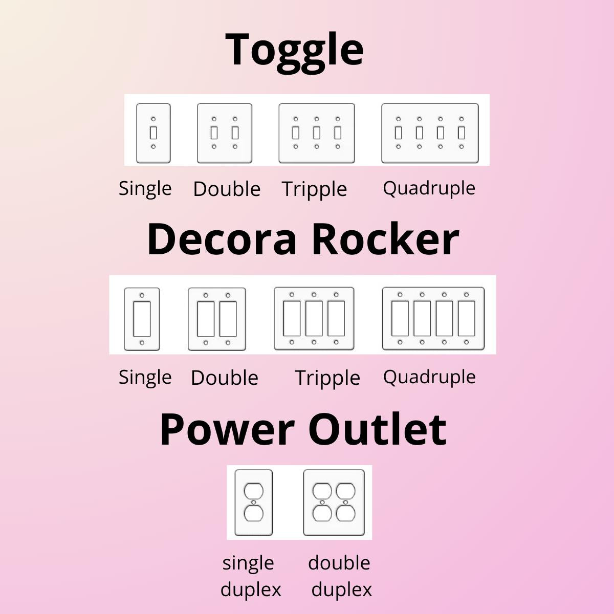 Minimalist Light Switch Cover