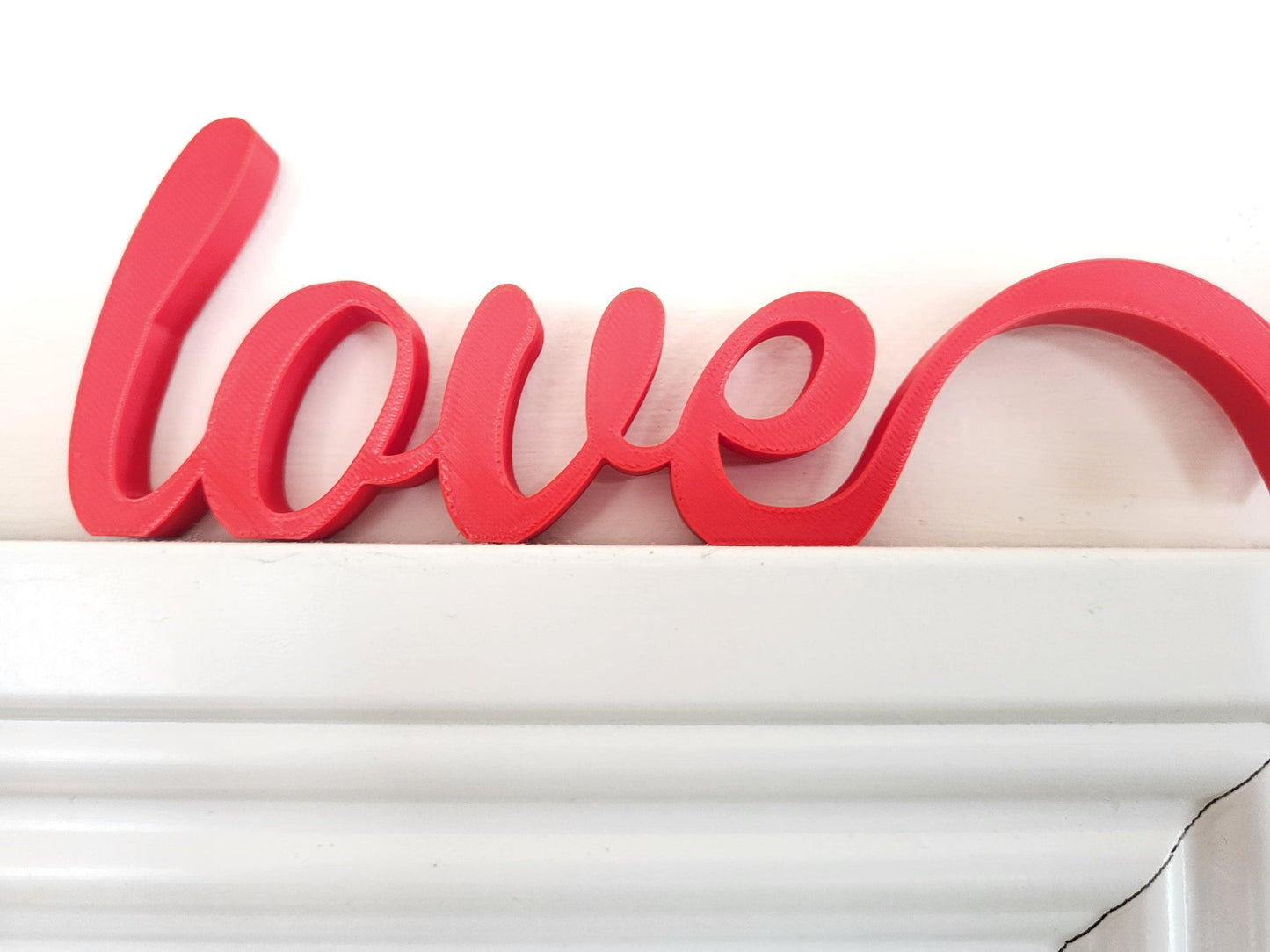 Love Door Topper - Valentine’s Day Door Corner, Hearts Door Topper, Valentine's Decor, Mirror Corner, Valentines Day Themed Decor, Home Decor, Shelf corner