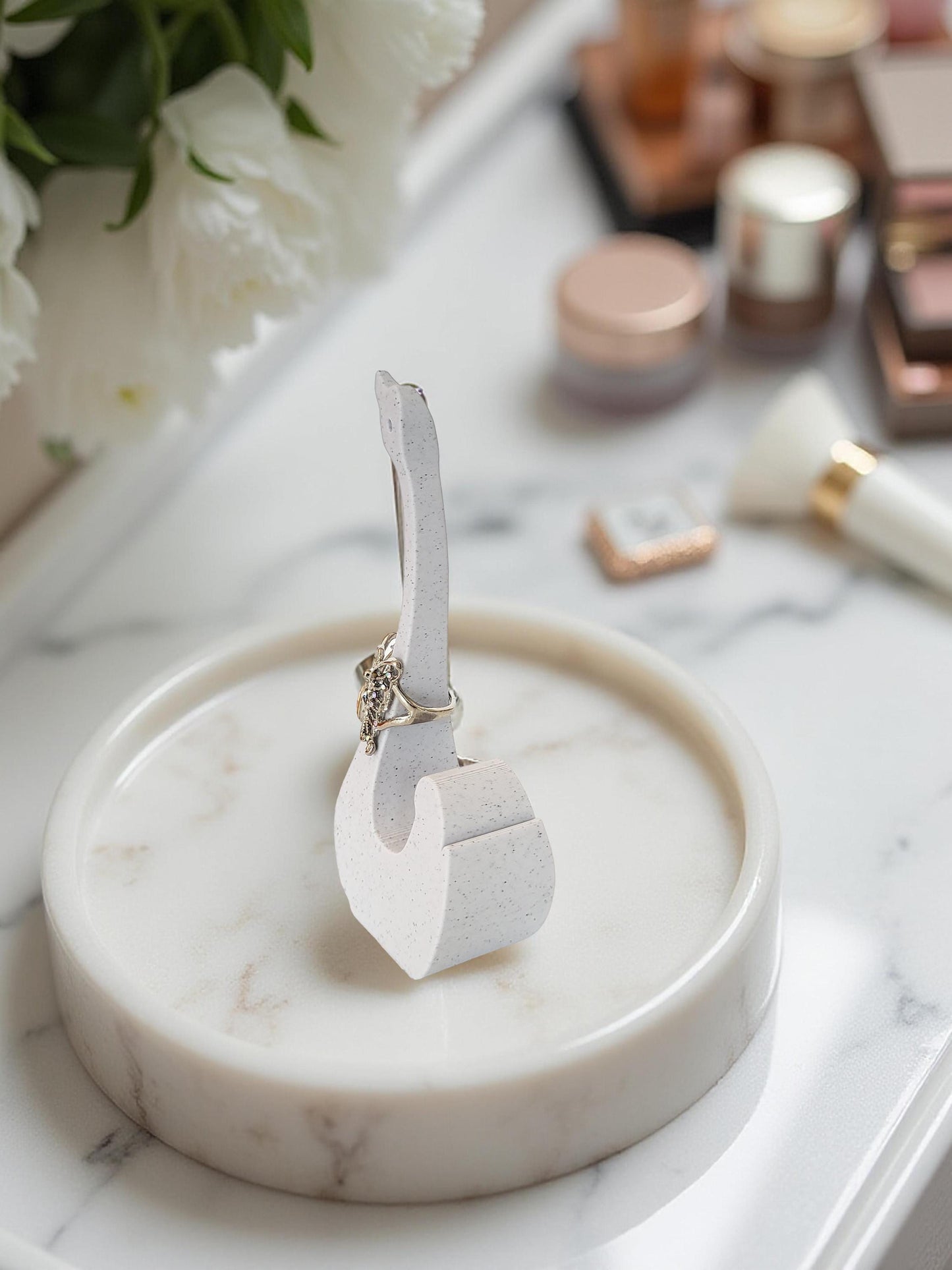 Swan Ring Holder - Cute Jewelry Organizer, Ring Holder Dish, Wedding Ring Holder, Ring Display, Engagement Gift, Teen Gift Idea
