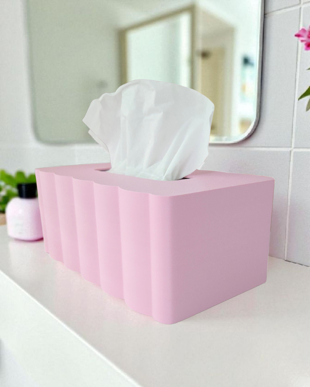 Candy Barrel Tissue Box Cover