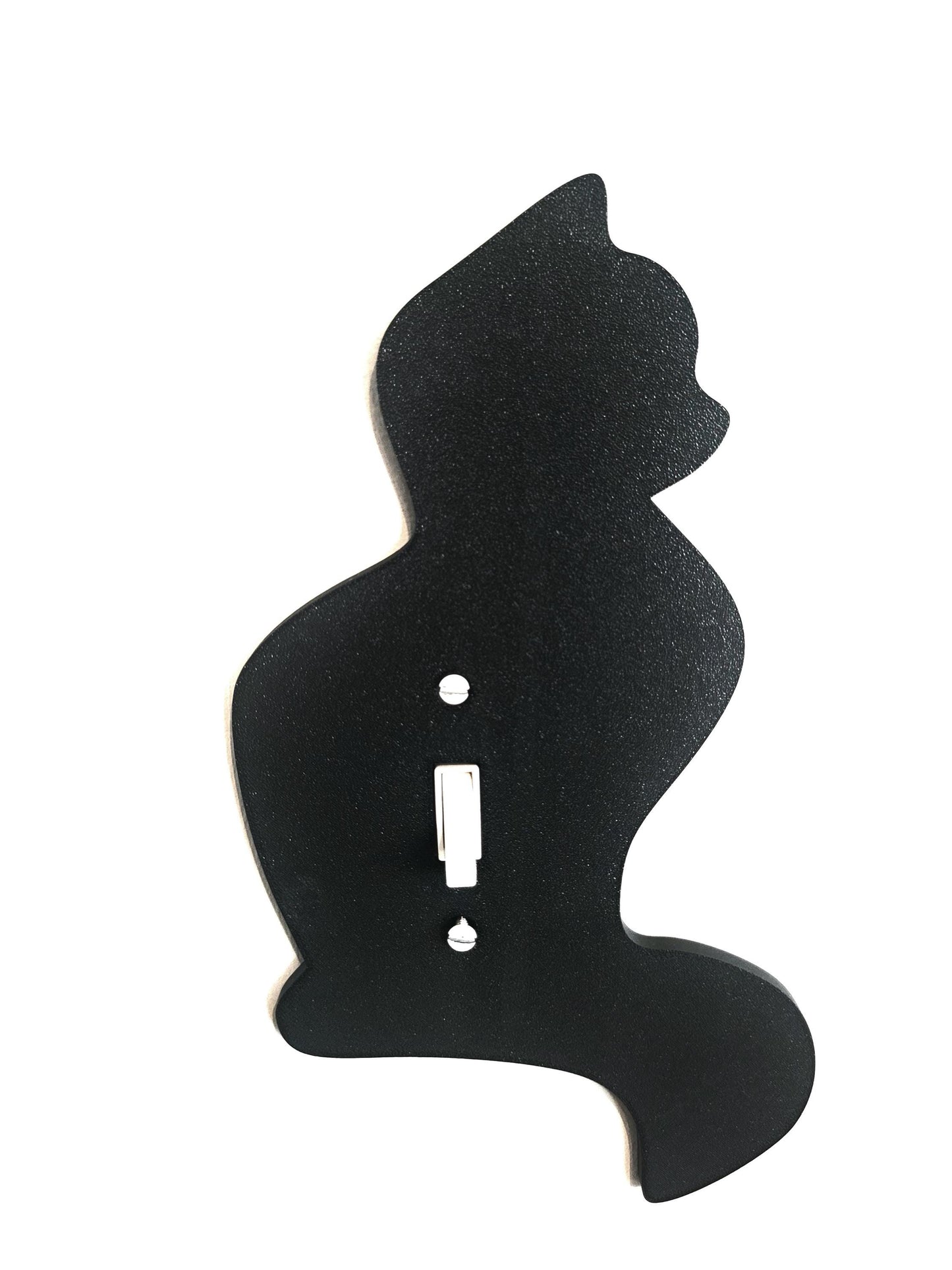 Cat Shaped Light Switch Cover, Unique and Fun Custom Wall Plate Cover for Cat Lovers, Room and Home Decor