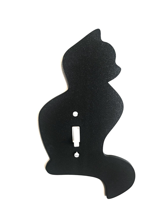 Cat Shaped Light Switch Cover, Unique and Fun Custom Wall Plate Cover for Cat Lovers, Room and Home Decor