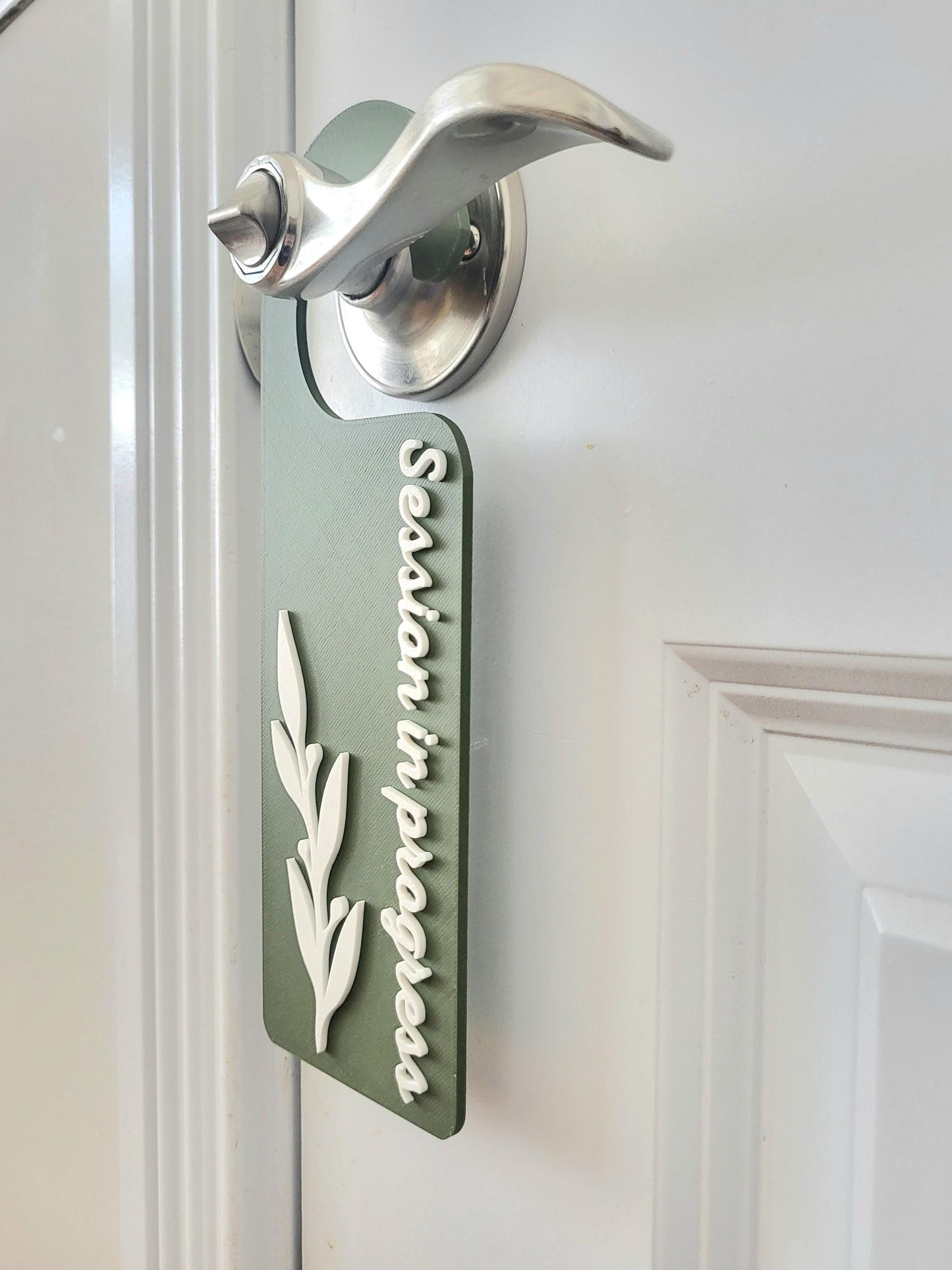 For Beauty Salons, Lash Technicians, Therapist, Do Not Disturb Sign, Office Door Signs, Privacy Signage, Session in Progress Door Hanger