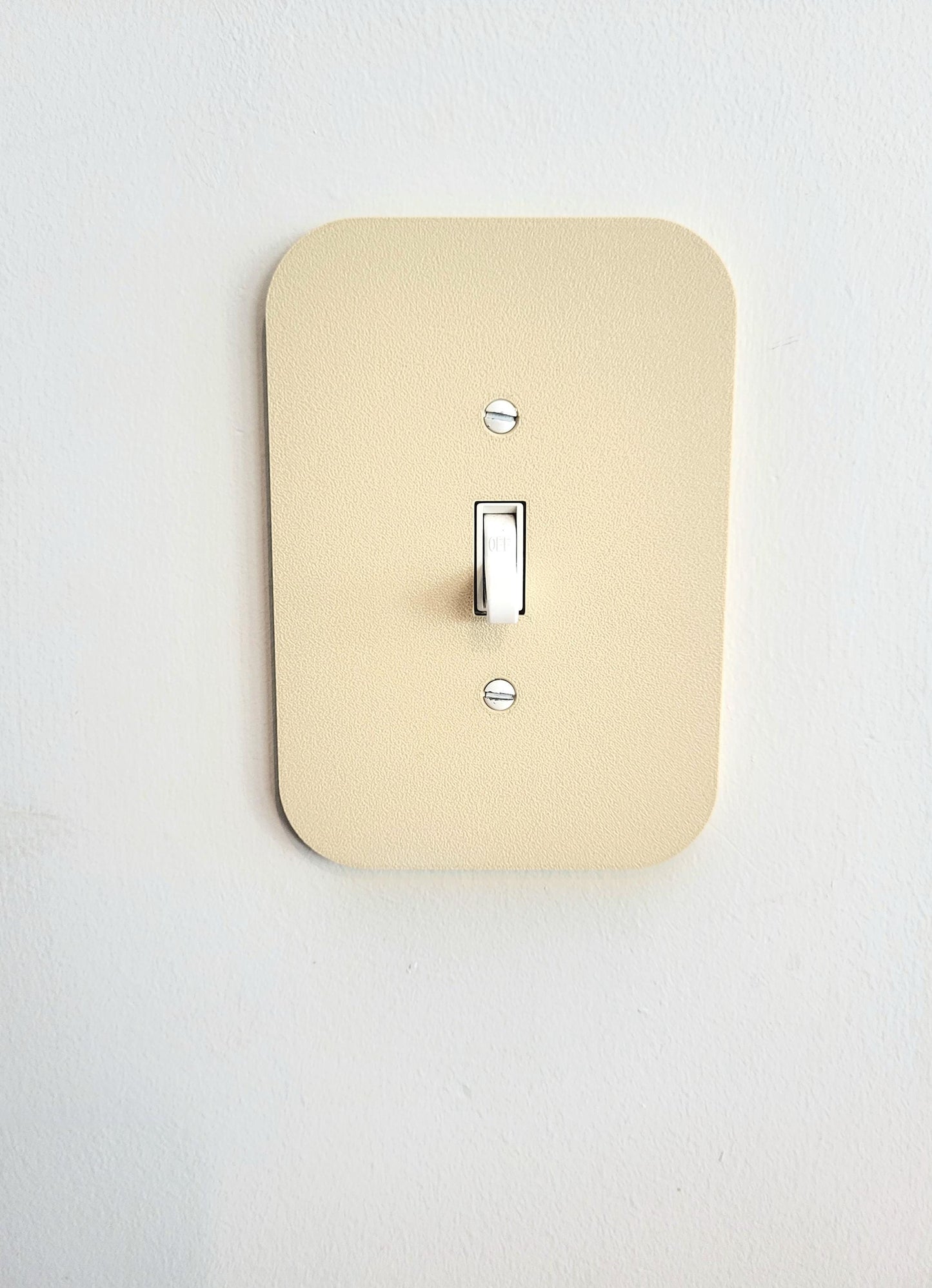 Minimalist Light Switch Cover, Wall Plate Cover, Mid Century Modern, Unique Switch Plate Design, Home Decor, Rocker Switch Cover,