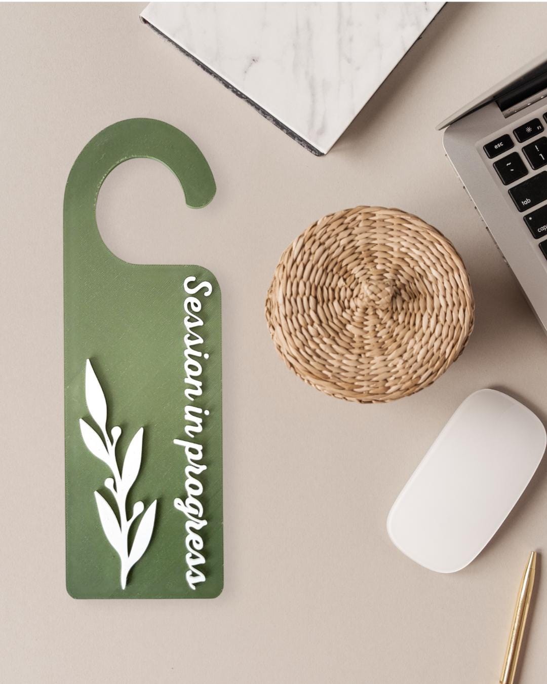 For Beauty Salons, Lash Technicians, Therapist, Do Not Disturb Sign, Office Door Signs, Privacy Signage, Session in Progress Door Hanger