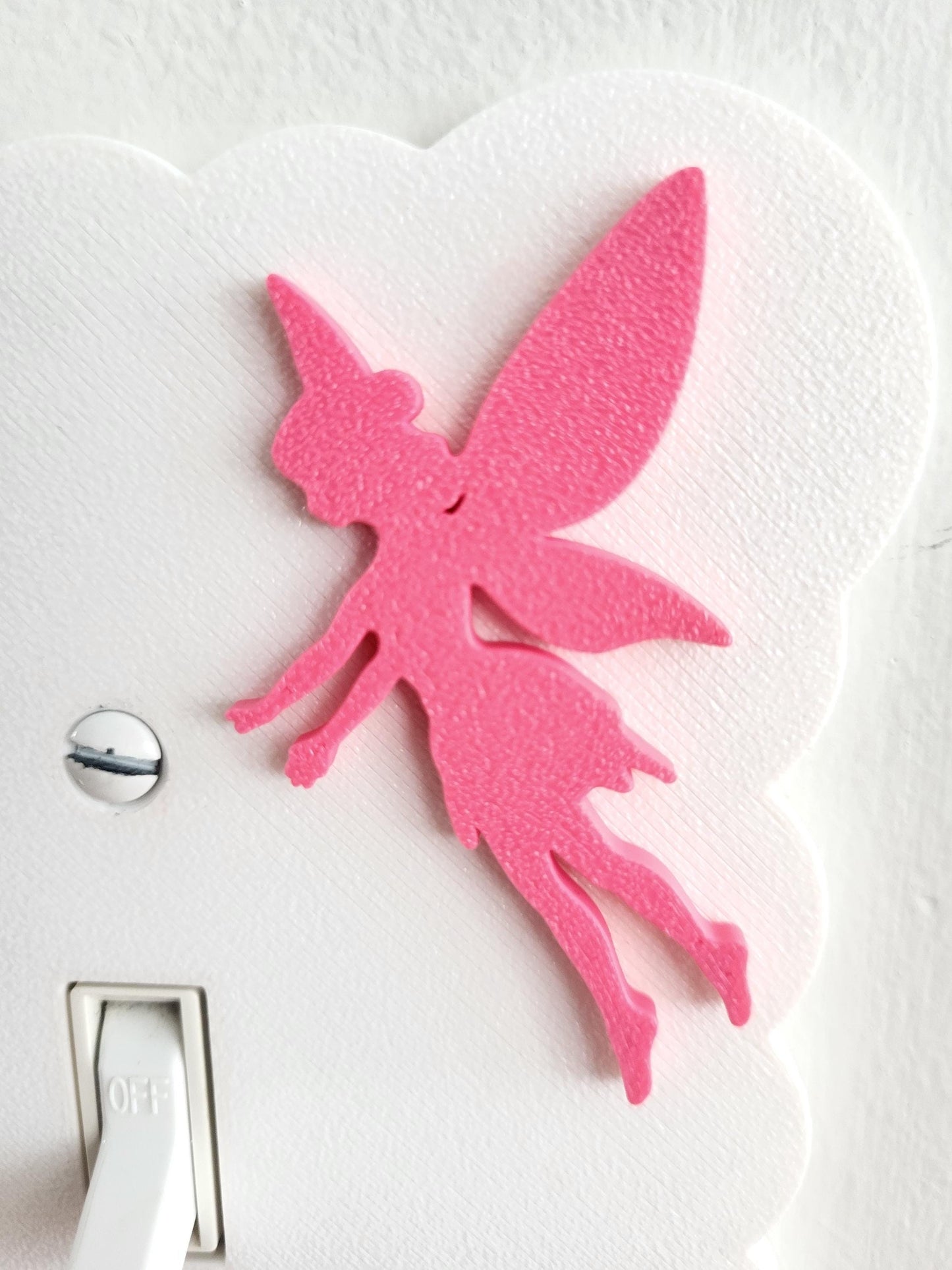 Light Switch Cover with Fairies, Fairy Wall Plate, Unique Switch, For Kids Room, Home Decor, Baby Shower Gift,
