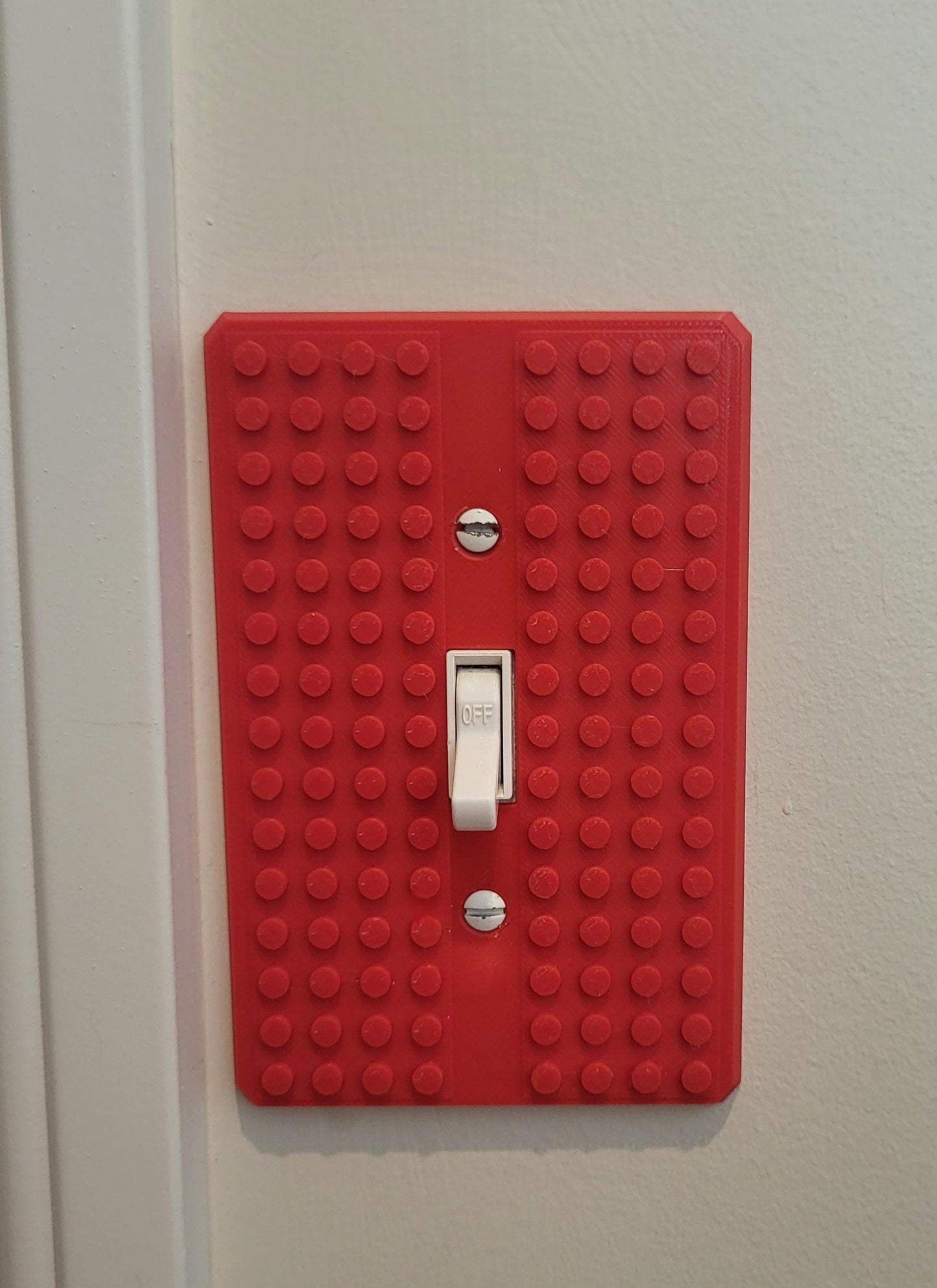 Light Switch Cover Compatible With Bricks For Kids Room, Fun and Custom Wall Plate Cover, Room and Home Decor, Unique Switch Plate Design
