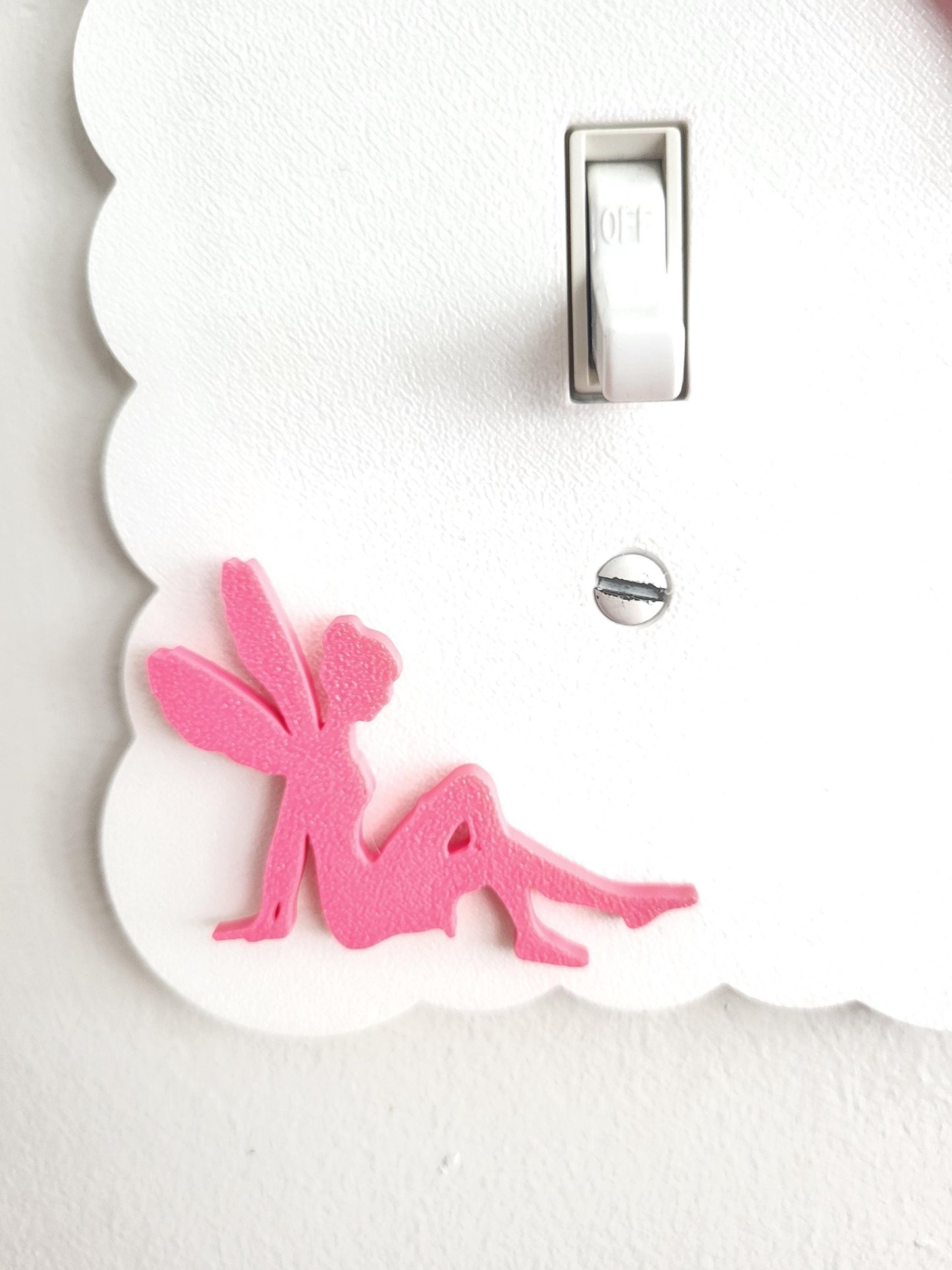 Light Switch Cover with Fairies, Fairy Wall Plate, Unique Switch, For Kids Room, Home Decor, Baby Shower Gift,