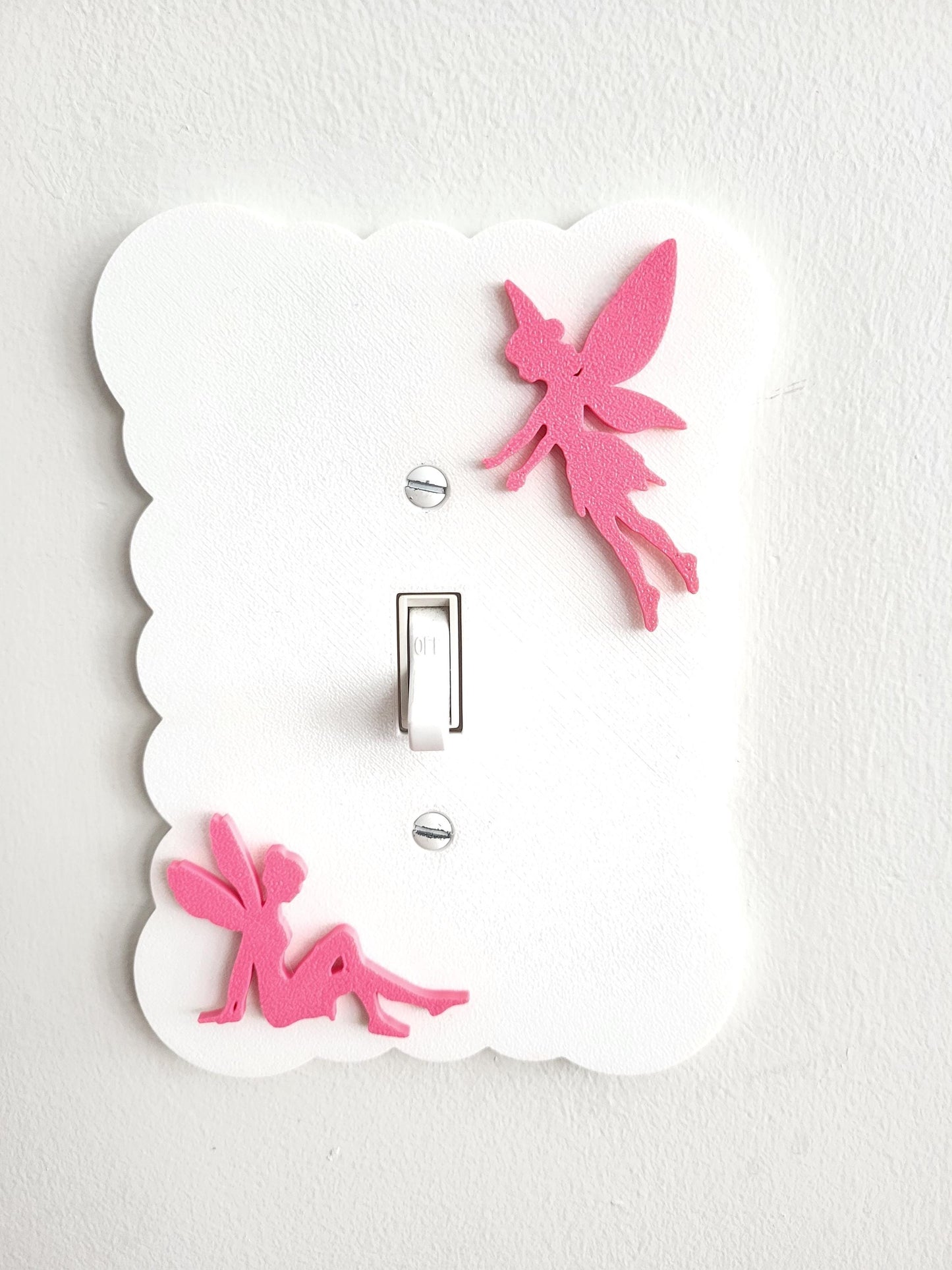 Light Switch Cover with Fairies, Fairy Wall Plate, Unique Switch, For Kids Room, Home Decor, Baby Shower Gift,