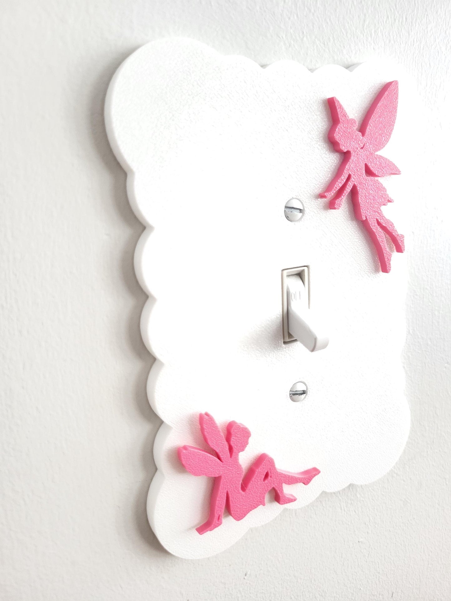 Light Switch Cover with Fairies, Fairy Wall Plate, Unique Switch, For Kids Room, Home Decor, Baby Shower Gift,