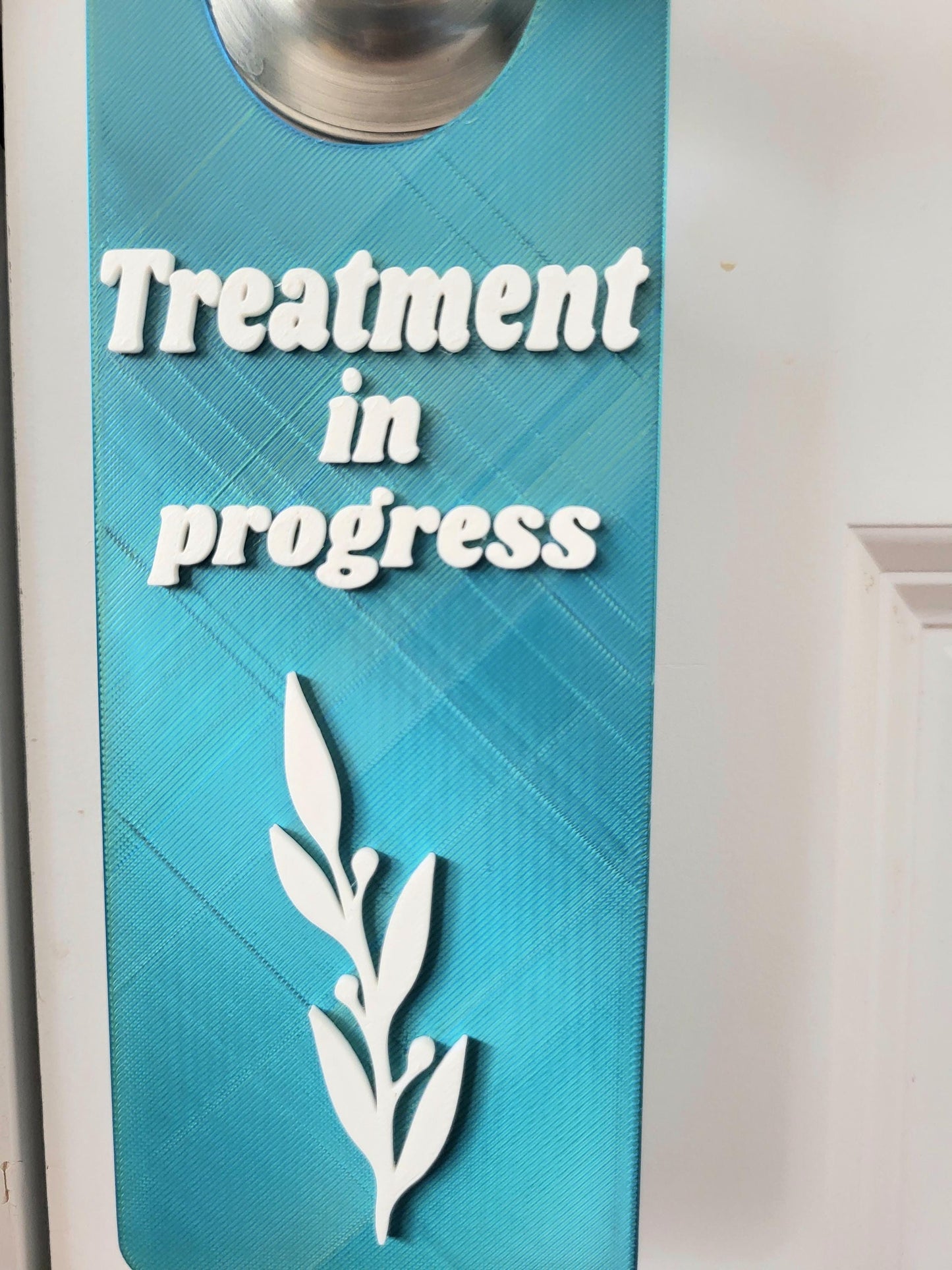 For Beauty Salons, Lash Technicians, Spas, Do Not Disturb Sign, Office Door Signs, Privacy Signage, Treatment in Progress Sign, Door Hanger