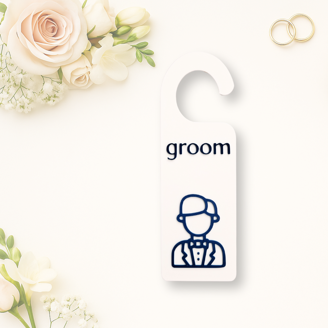 Groom Door Hanger (Version 2)