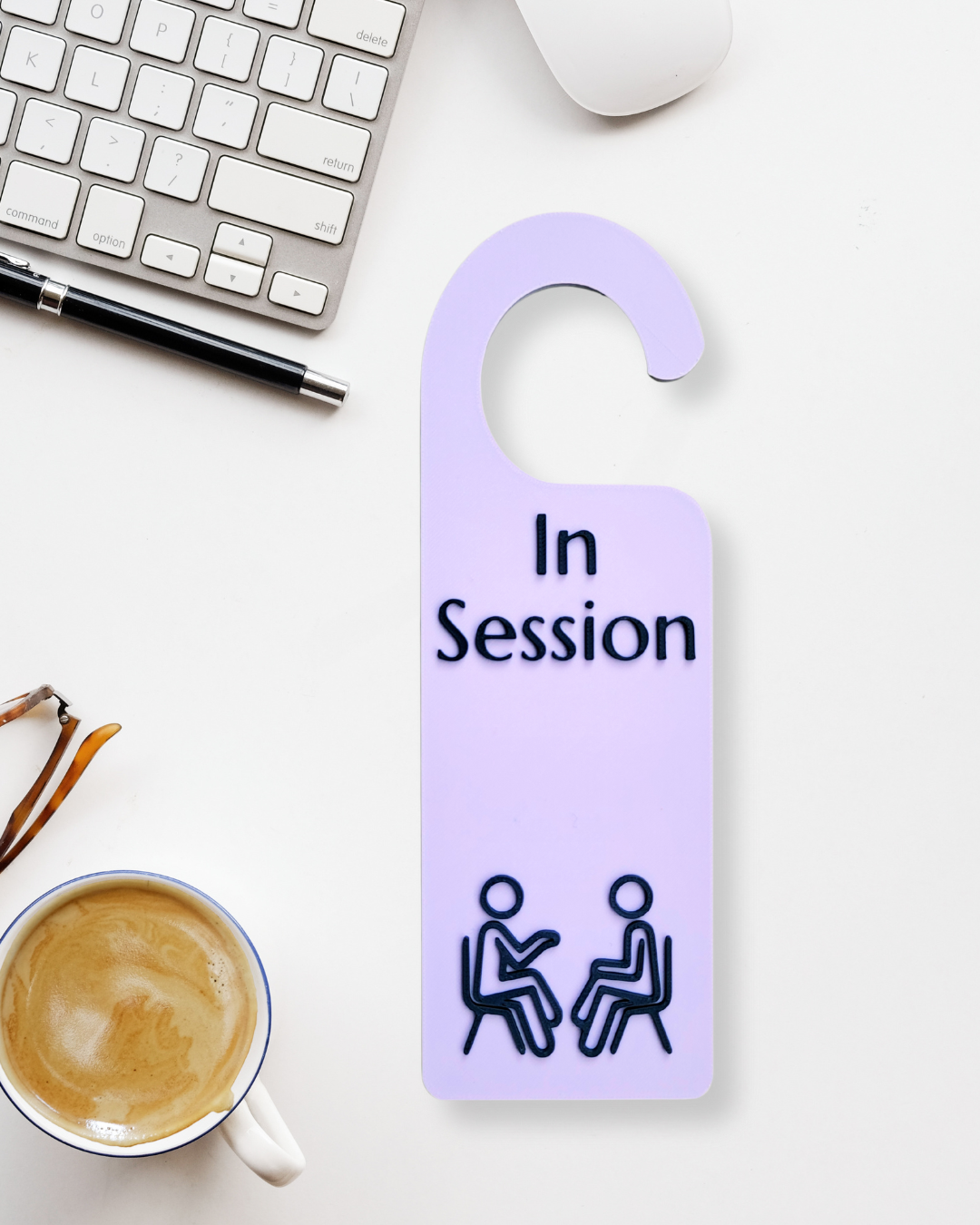 In Session Door Hanger (Talking People)