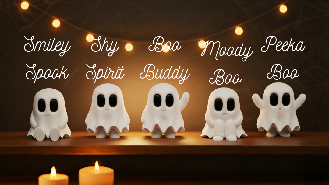 Halloween Mini Ghost Figurine