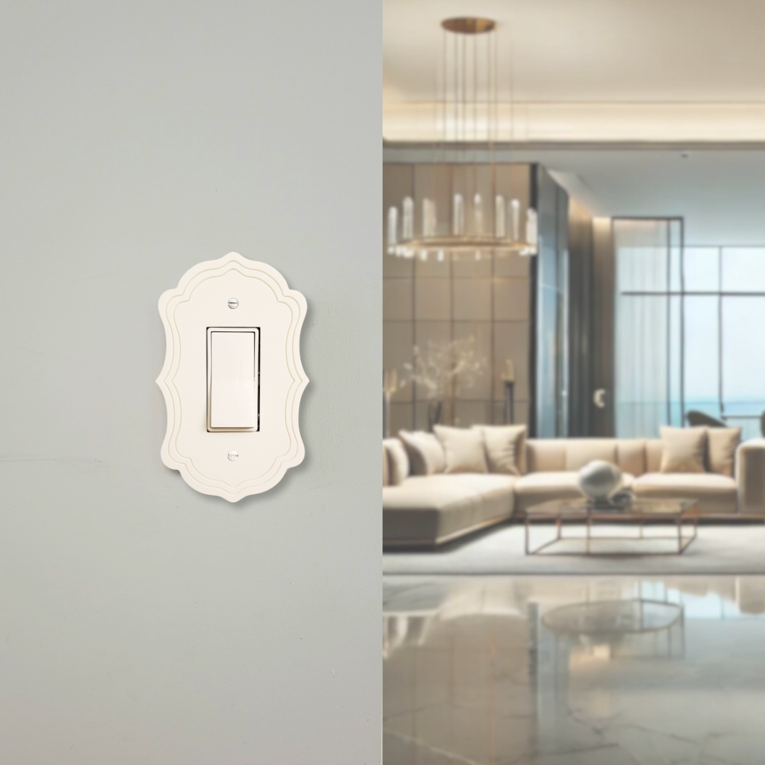 Slim Victorian Style Light Switch Cover
