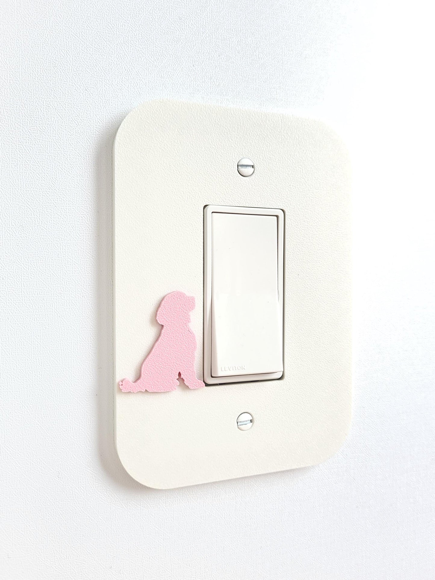 Light Switch Cover With Dog Accent, Wall Plate Cover, Mid Century Modern, Unique Switch Plate Design, Home Decor, Dog Light Switch