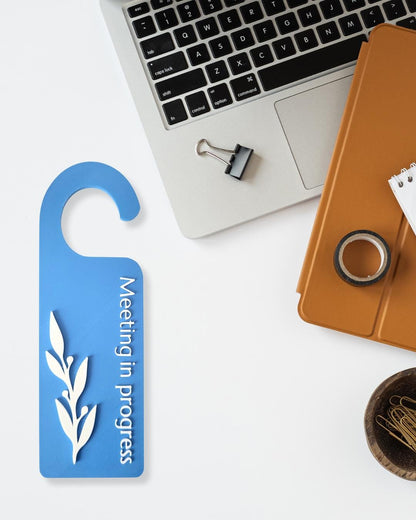 Door Handle Sign, Do Not Disturb Sign, Office Door Signs, Privacy Signage, Office & Home Workspace Sign