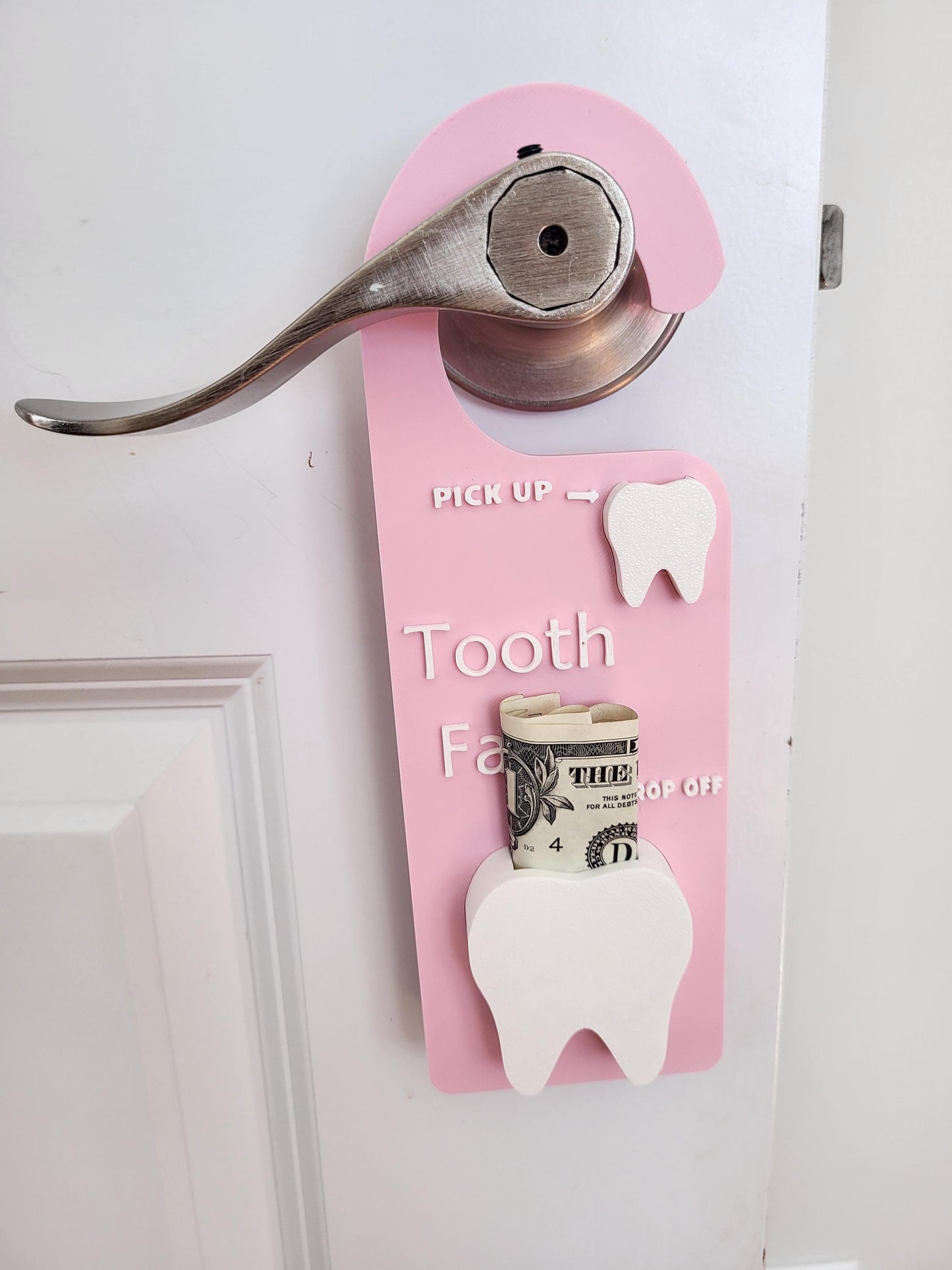 Tooth Fairy Money Holder, Lost Tooth, Lost Tooth Holder, Door Hanger,