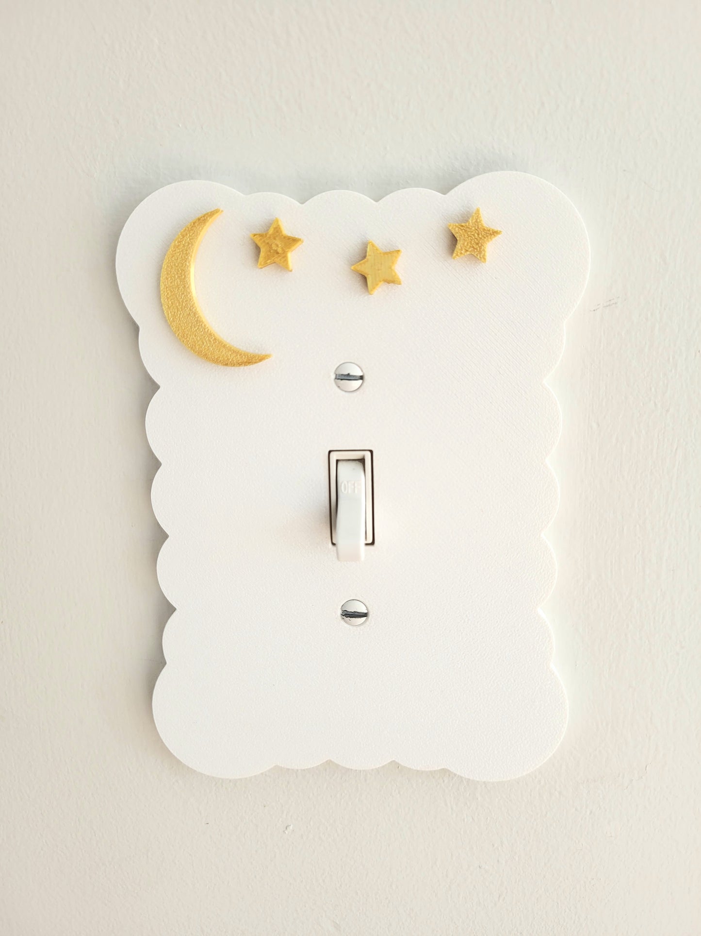 Moon and Stars Light Switch Cover