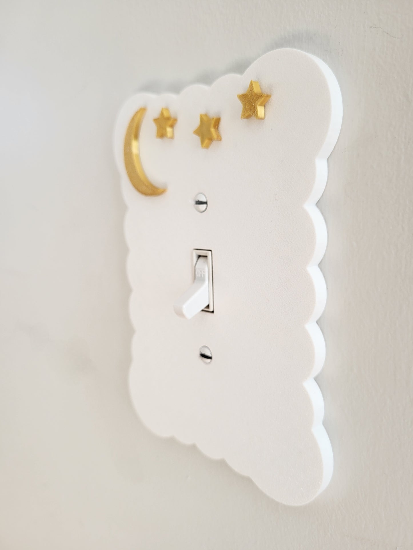 Moon and Stars Light Switch Cover