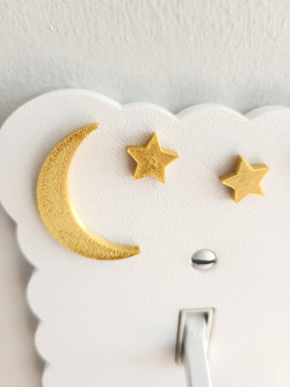 Moon and Stars Light Switch Cover