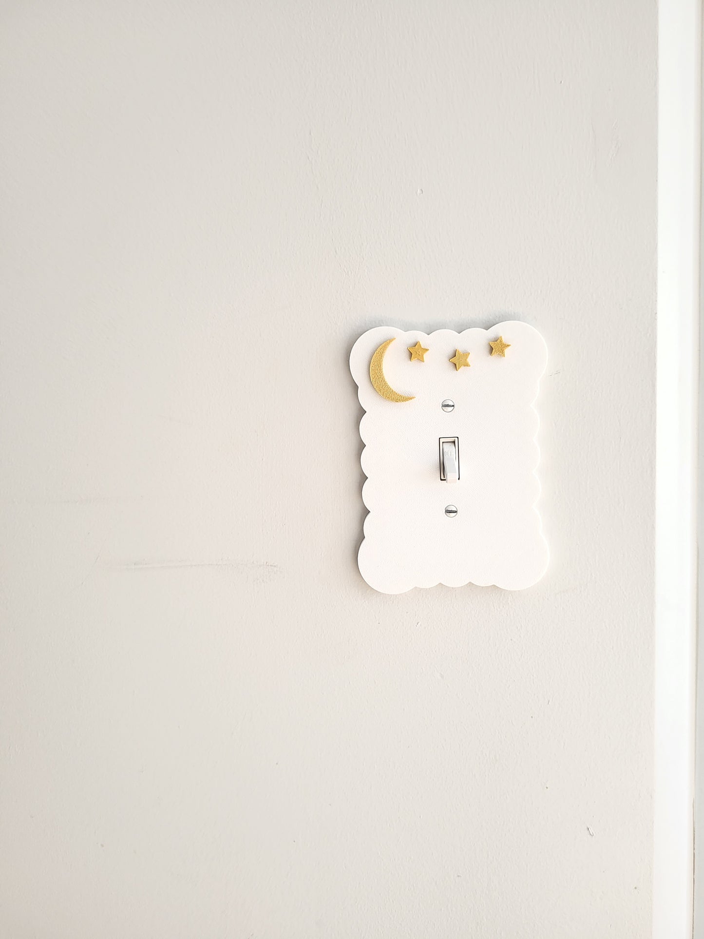 Moon and Stars Light Switch Cover