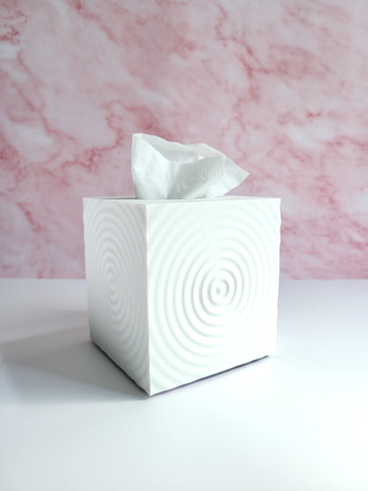 Ripple Effect Tissue Box Cover