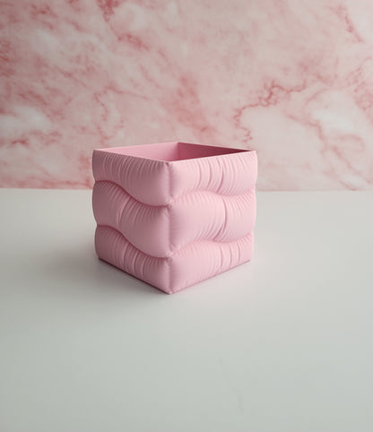 Square Wave Pillow Planter