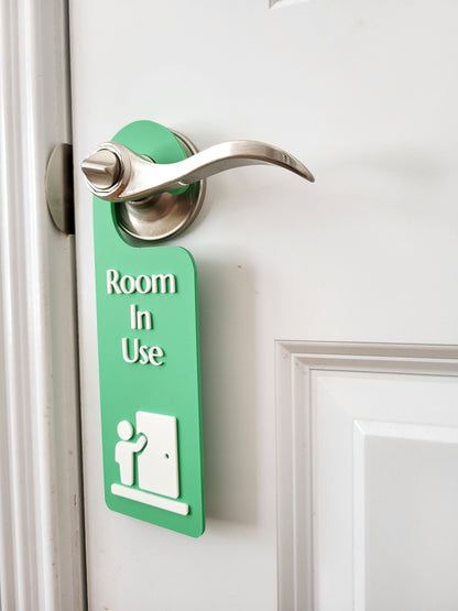 Room in Use Door Hanger