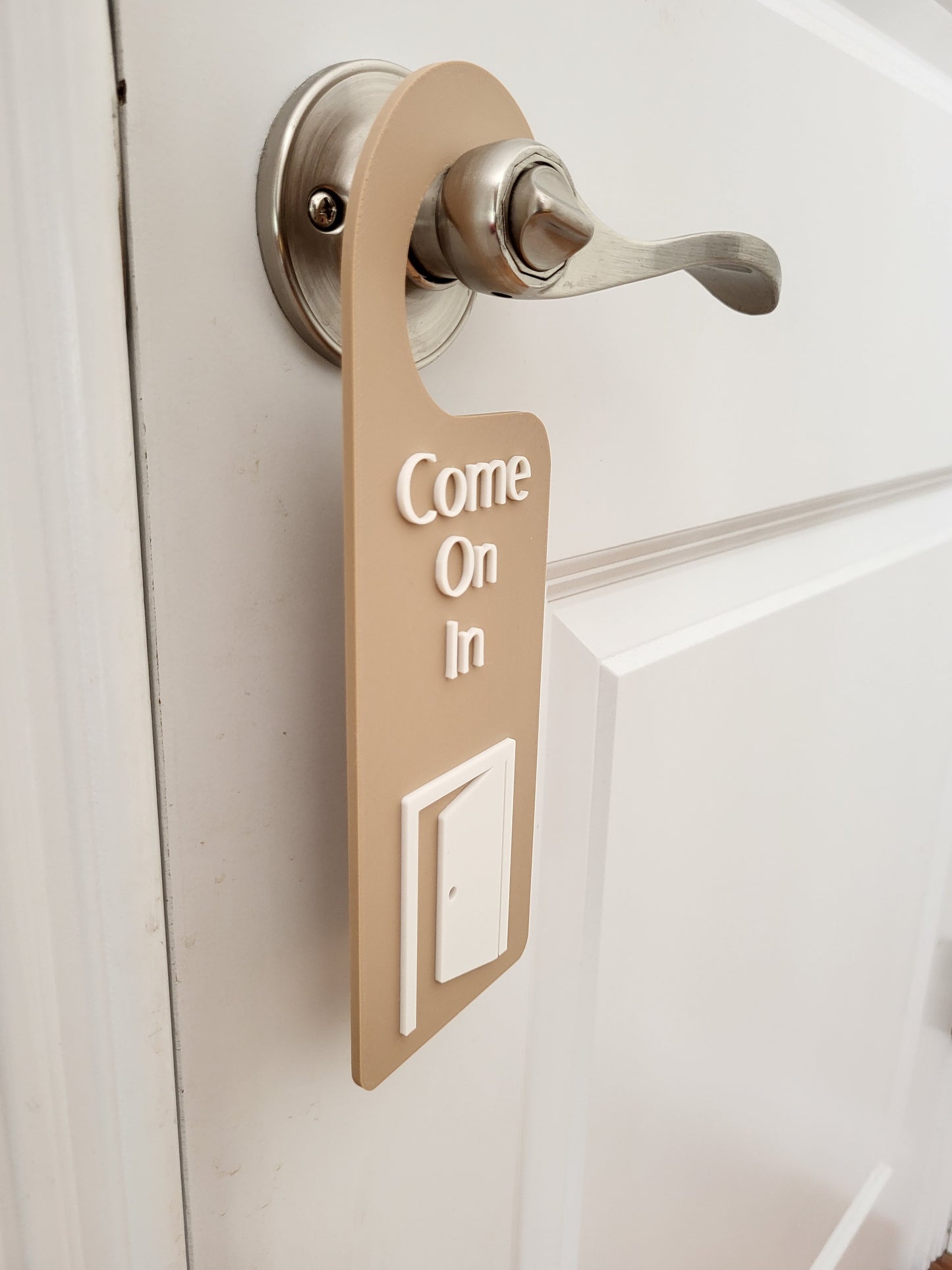 come on in sign,
welcome door sign,
door hanger office,
office welcome sign,
therapy door sign,
salon door sign,
spa welcome sign,
open door sign,
door knob sign,
reception sign,
client entry sign,
home office decor,
workspace signage,