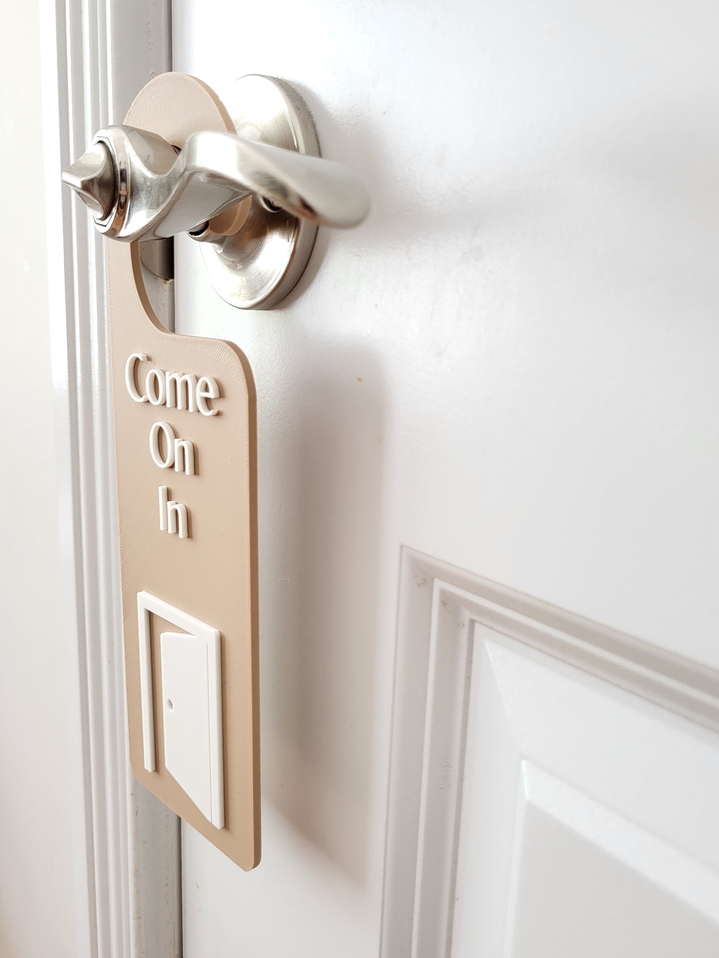 come on in sign,
welcome door sign,
door hanger office,
office welcome sign,
therapy door sign,
salon door sign,
spa welcome sign,
open door sign,
door knob sign,
reception sign,
client entry sign,
home office decor,
workspace signage,