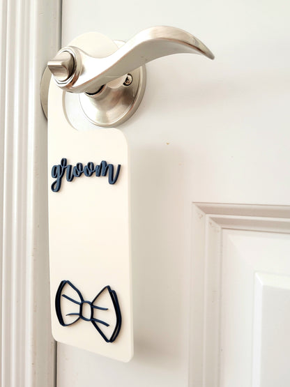 groom door hanger,
wedding door sign,
groom sign,
bridal suite decor,
groom room sign,
door hanger wedding,
wedding gift,
bachelor decor,
custom door sign,
groom suite sign,
bow tie sign,
wedding decor,
groom hanger,