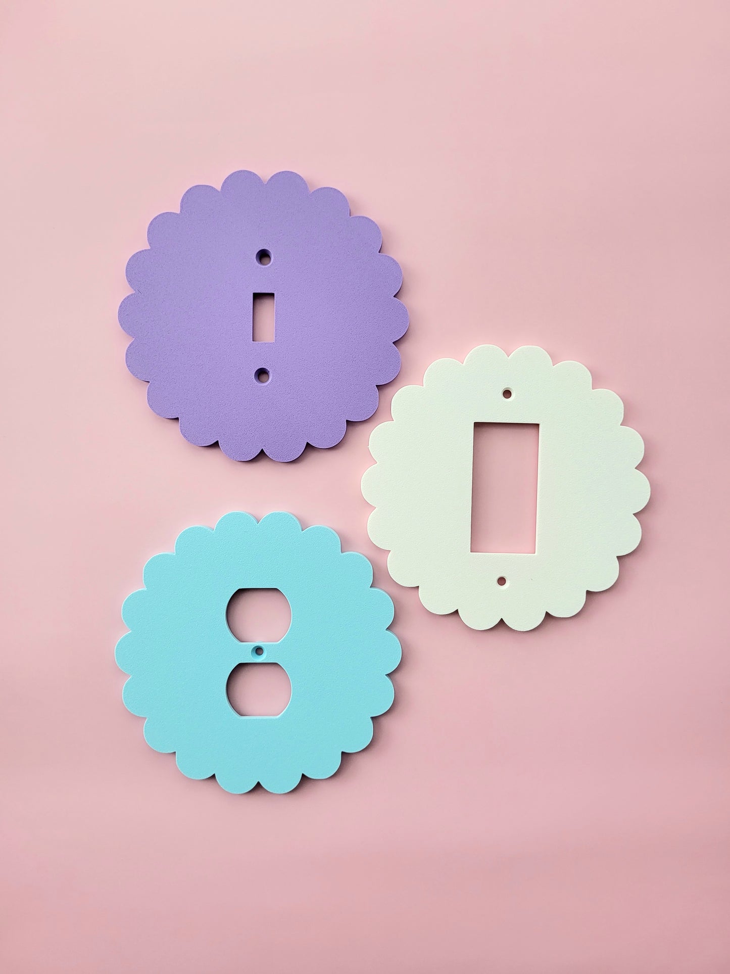 Scalloped Rounded Light Switch Cover