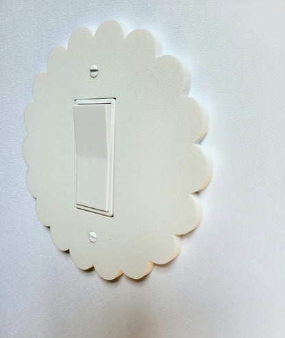 Scalloped Rounded Light Switch Cover