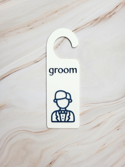 Groom Door Hanger (Version 2)