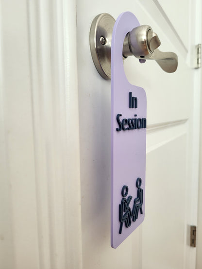 In Session Door Hanger (Talking People)