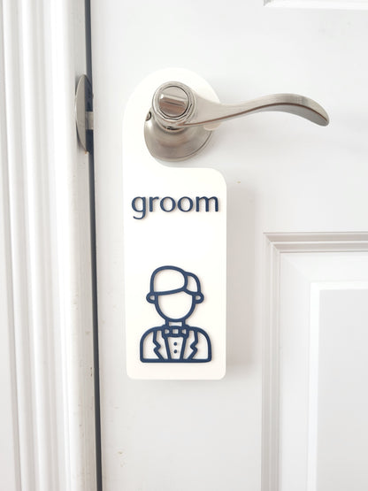 Groom Door Hanger (Version 2)