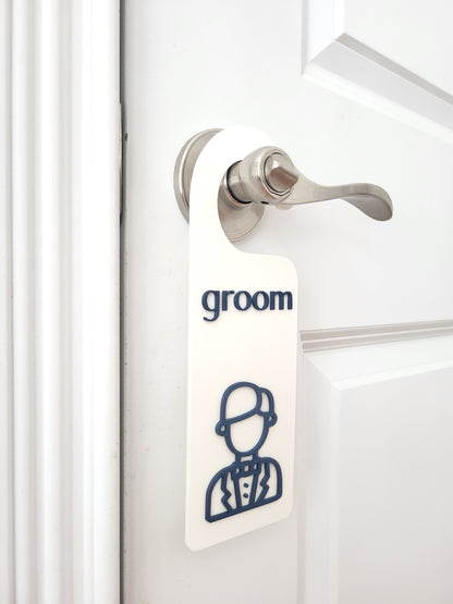 Groom Door Hanger (Version 2)
