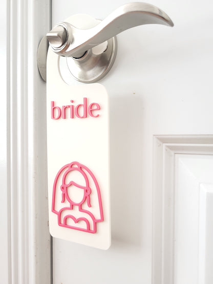 Bride Door Hanger (Version 2)