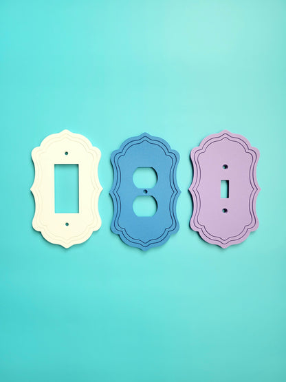 Slim Victorian Style Light Switch Cover