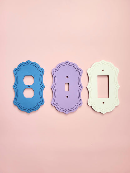 Slim Victorian Style Light Switch Cover