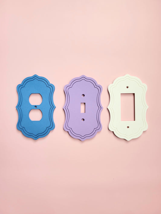 Slim Victorian Style Light Switch Cover