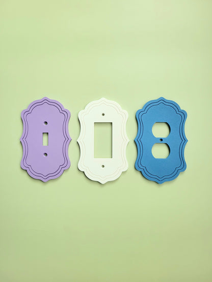 Slim Victorian Style Light Switch Cover