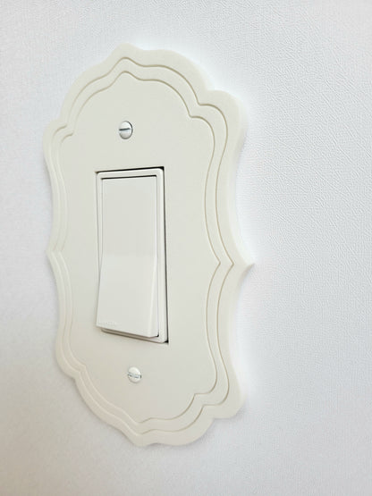 Slim Victorian Style Light Switch Cover
