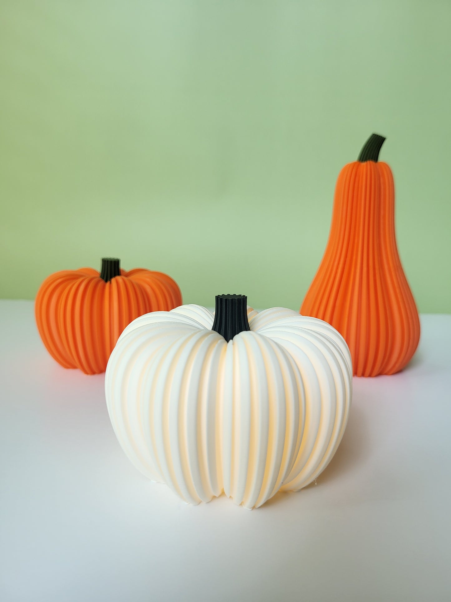 Halloween Pumpkin LED Tea Light Candle Holders