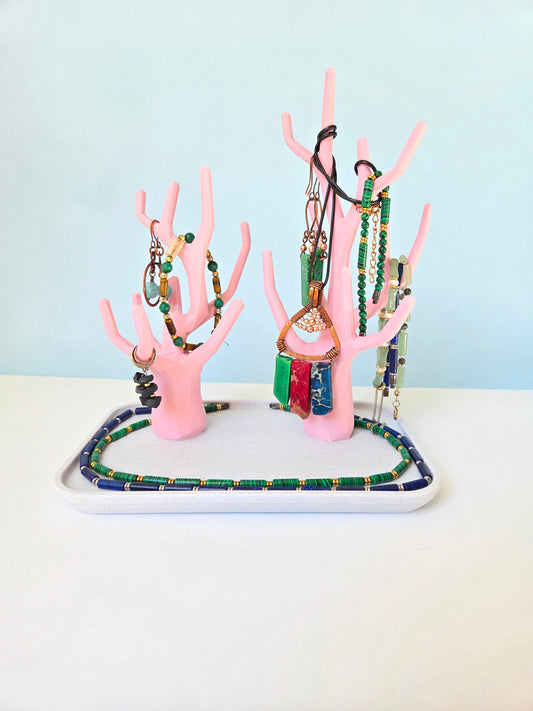 Jewelry Organizer with Rotating Tree